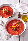 Spanish cold soup gazpacho