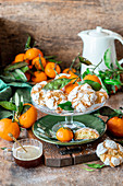 Mandarinen-Crinkle-Cookies