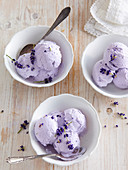 Lavender ice cream