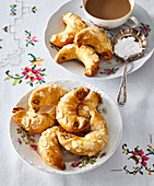 St. Martin's croissants with nut filling