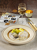 Haddock in mustard sauce for New Year's Eve