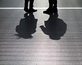 Couple with shadows