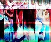 Digital noise, conceptual image