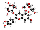 Cyanin molecule, illustration