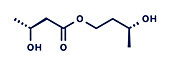 Ketone ester molecule, illustration