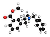 PRL-8-53 nootropic research chemical molecule, illustration