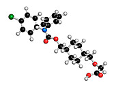 Ralinepag hypertension drug molecule, illustration