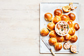 Smoked salmon pâté with tear and share brioche buns