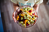 Fruit salad in bowl
