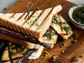 Grilled eggplant Sandwich