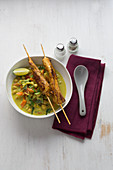 Tandoori-Chicken mit schnellem Gemüse-Curry
