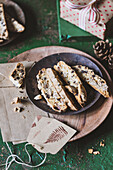 Almond and chocolate cantuccini