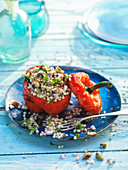 Stuffed peppers with millet