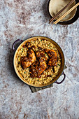 Gochujang - Roasted Chicken Portions with Egg Fried Rice