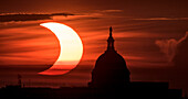 Partial solar eclipse, June 2021