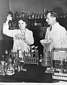 Carl and Gerty Cori, US biochemists