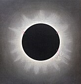Total solar eclipse 1851, illustration