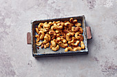 Vegan pepper and chilli cashew nuts