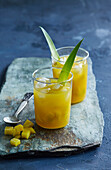 Pineapple and mango lemonade