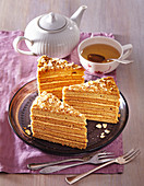 Rye honey cake