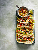 Shredded Pork Tacos with Watermelon Rind Pickle