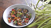 Mussels with Vinaigrette - Step by step