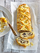 Mushroom strudel