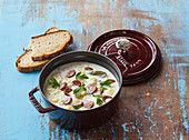 Moravian sauerkraut soup