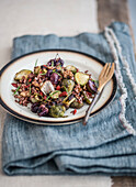 Reissalat mit Wintergemüse aus dem Ofen