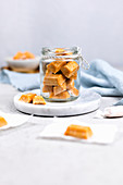 Home-made caramels