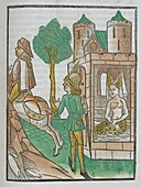 Melusine, 15th century illustration