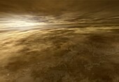 Clouds over Venus, illustration