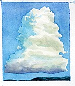 Cumulonimbus cloud, illustration