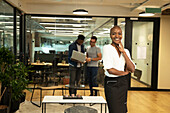 Confident businesswoman in office