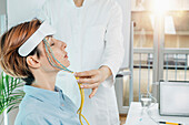 Biofeedback electroencephalograph training
