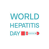Hepatitis awareness, conceptual illustration