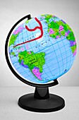 Atlantic meridional overturning circulation, illustration