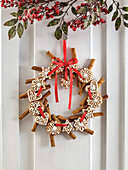 Scented gingerbread wreath