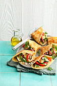 Vegetarian antipasti pockets