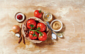 Zutaten für Tomaten-Relish