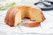 Sponge cake without carbohydrates, without flour and without sugar