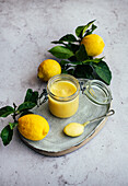 Lemon Curd with organic lemons