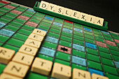 Dyslexia, conceptual image