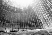 Inside of a new cooling tower