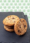 Cannabis cookies, conceptual image