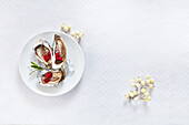 Fines de Claire - Breton oysters with raspberry vinaigrette