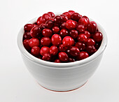 Bowl of Fresh Cranberries