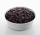 Dried Currants in a white bowl