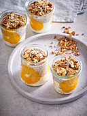 Pudding with chia seeds and orange