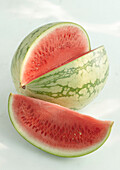Angeschnittene Wassermelone